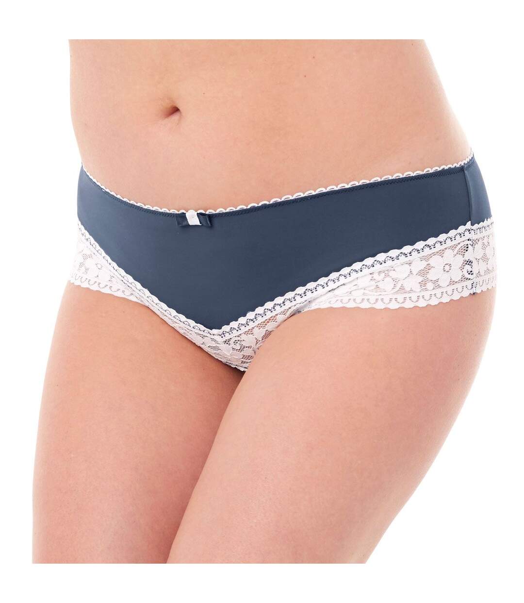 Shorty tanga denim/ivoire Inédite