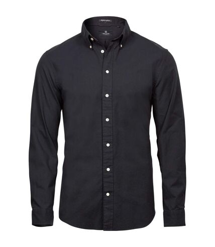 Tee Jays Mens Perfect Oxford Shirt (Black) - UTBC5422