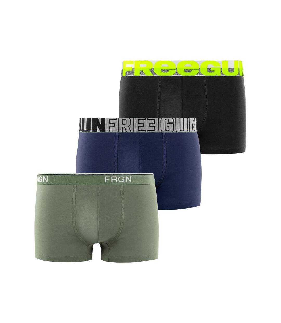 Pack Surprise de 3 Boxers coton homme Freegun-2