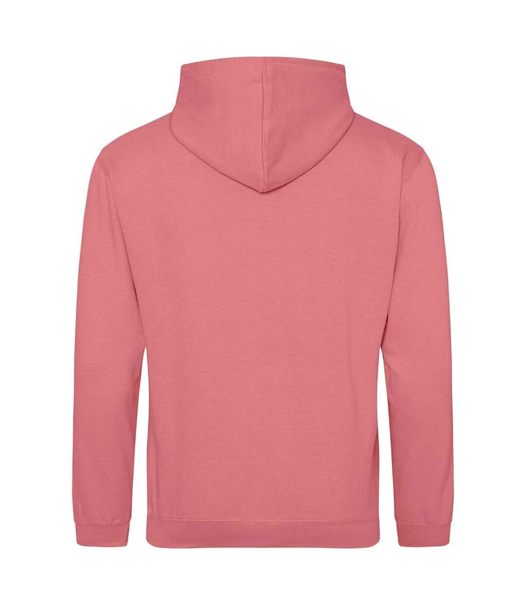 Unisex adult college hoodie dusty rose/dusty rose Awdis