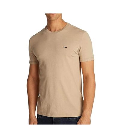 T-Shirt beige foncé  homme tommy hilfiger  jaspe - l