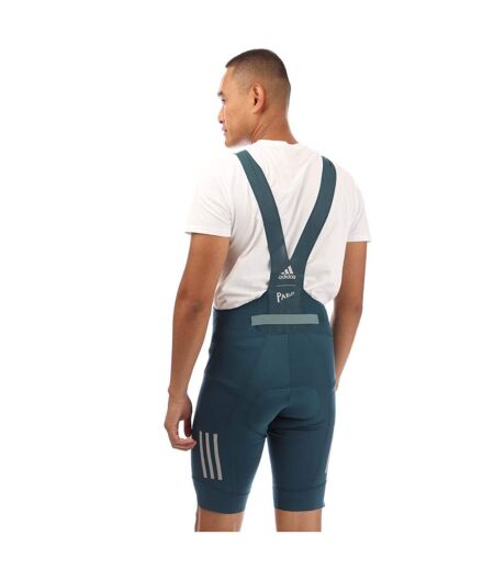 Cuissard De Cyclisme À Bretelles Homme Vert Adidas