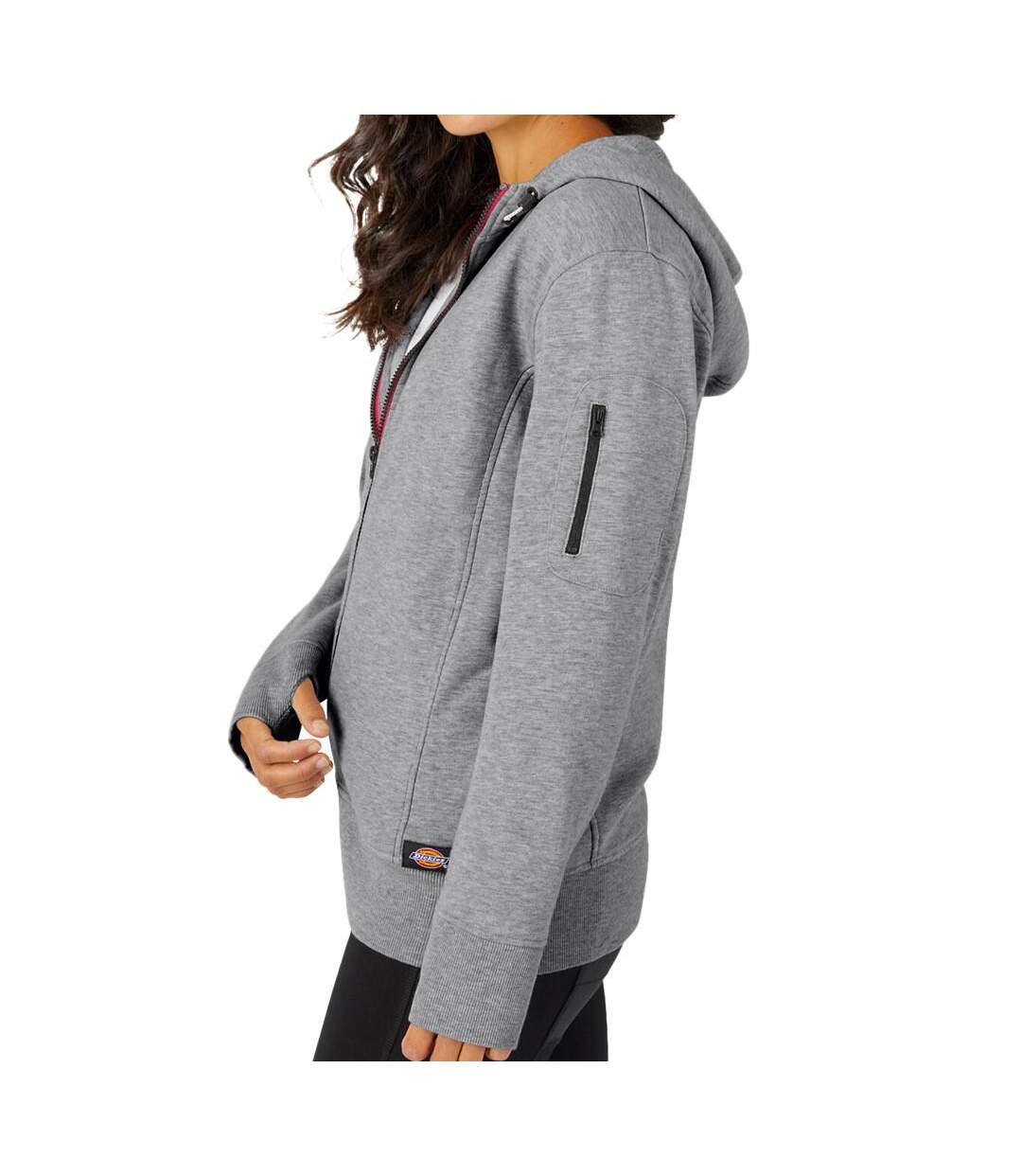 Sweat à capuche Gris Femme Dickies Performance Workwear - S