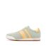 Baskets vertes d'eau/jaune femme teddy smith 120132-1