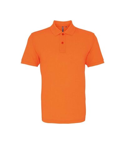 Asquith & Fox Mens Plain Short Sleeve Polo Shirt (Neon Orange) - UTRW3471