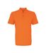 Asquith & Fox Mens Plain Short Sleeve Polo Shirt (Neon Orange)