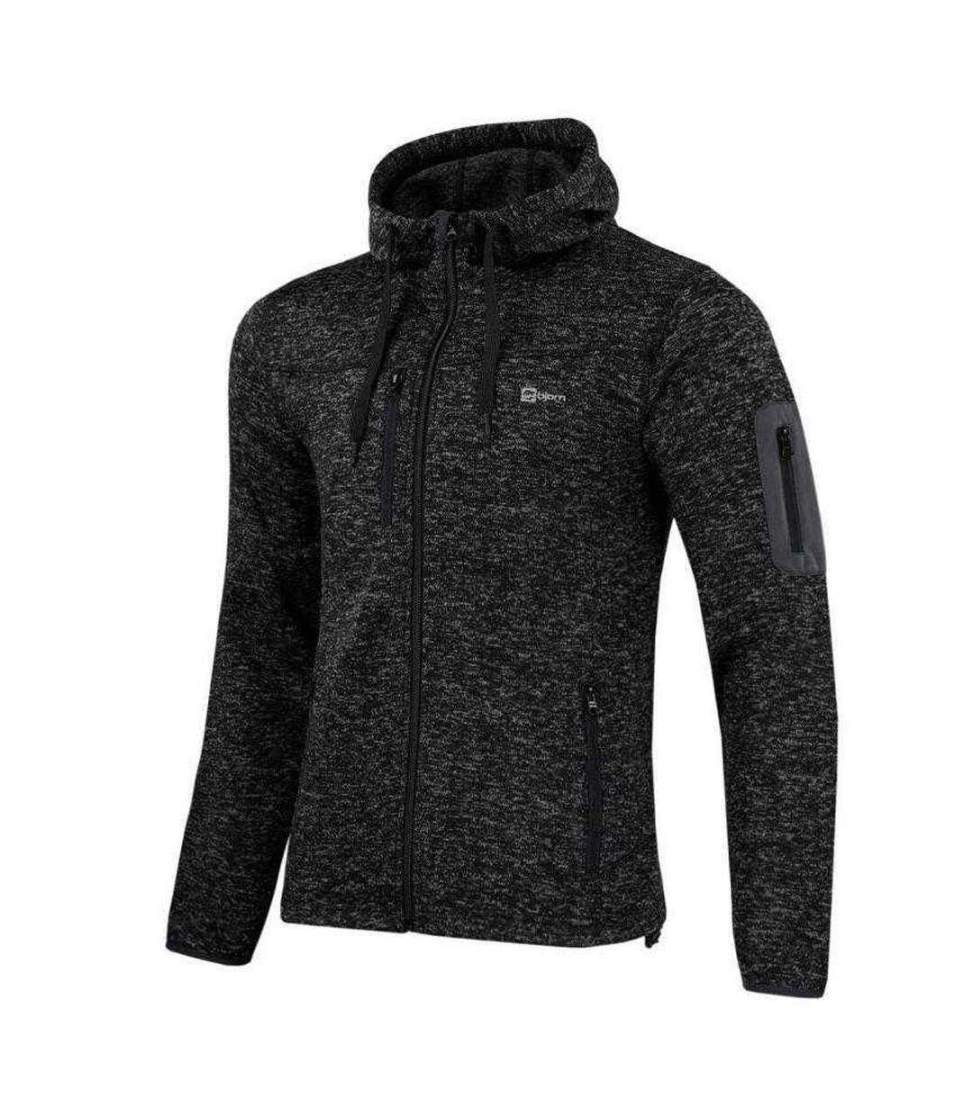 Veste À Capuche Hohgant Homme Noir Gris Bjorn-1