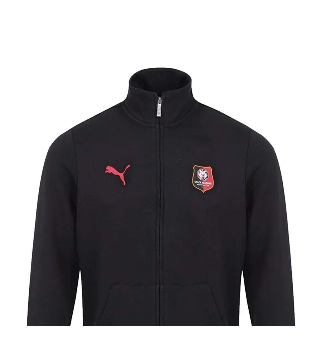 Stade rennais sweat zippé noir homme blank t-2
