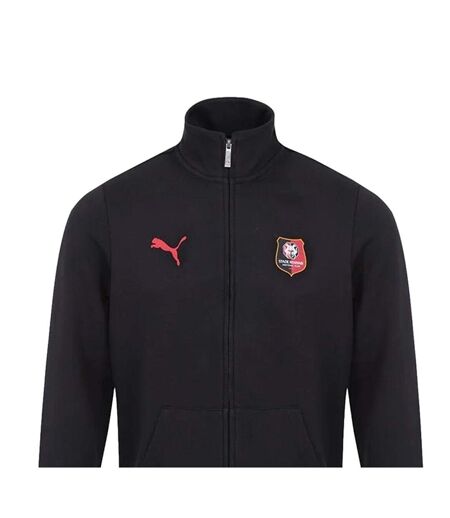 Stade rennais sweat zippé noir homme blank t