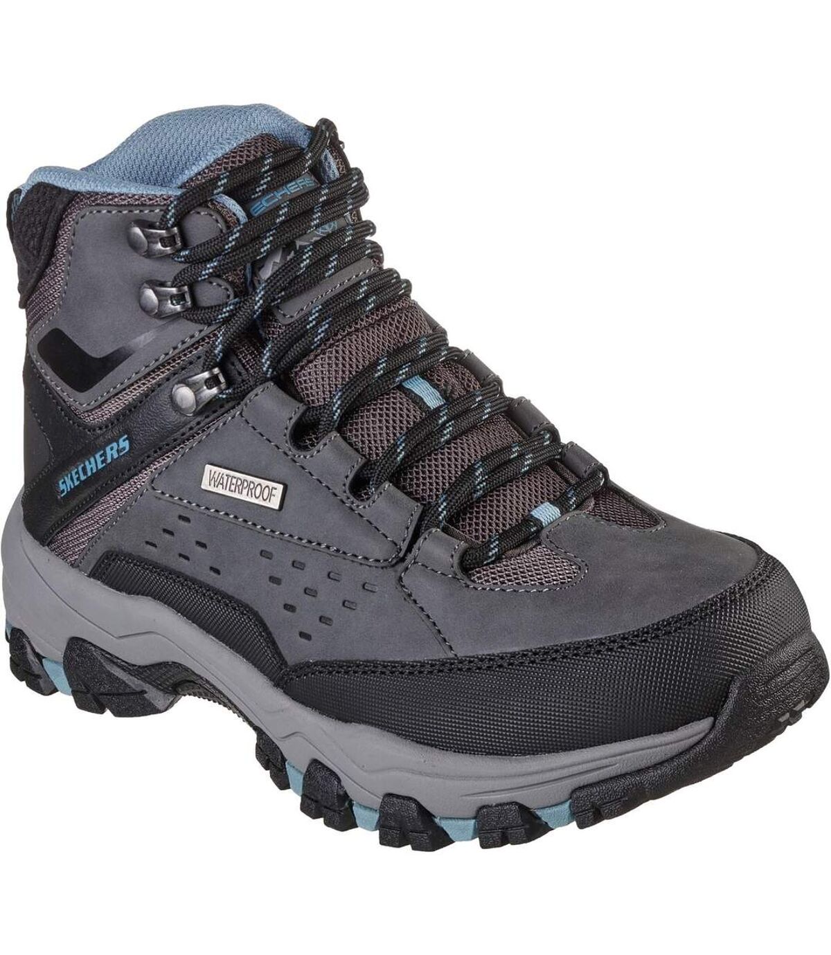 Skechers Womens/Ladies Selmen Relaxed Fit Hiking Boots (Charcoal) - UTFS8558