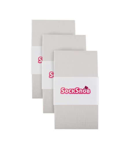 Sock Snob - 3 Paires Femme Collants Danse 70 Deniers Blanc et Rose