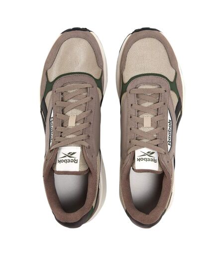 Mens Glide Dmx Mesh Trainers Grey Black Reebok