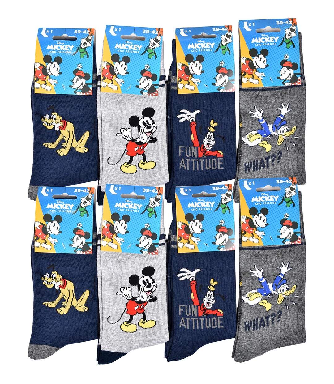 Chaussettes Pack HOMME MICKEY Pack de 8 Paires 1087