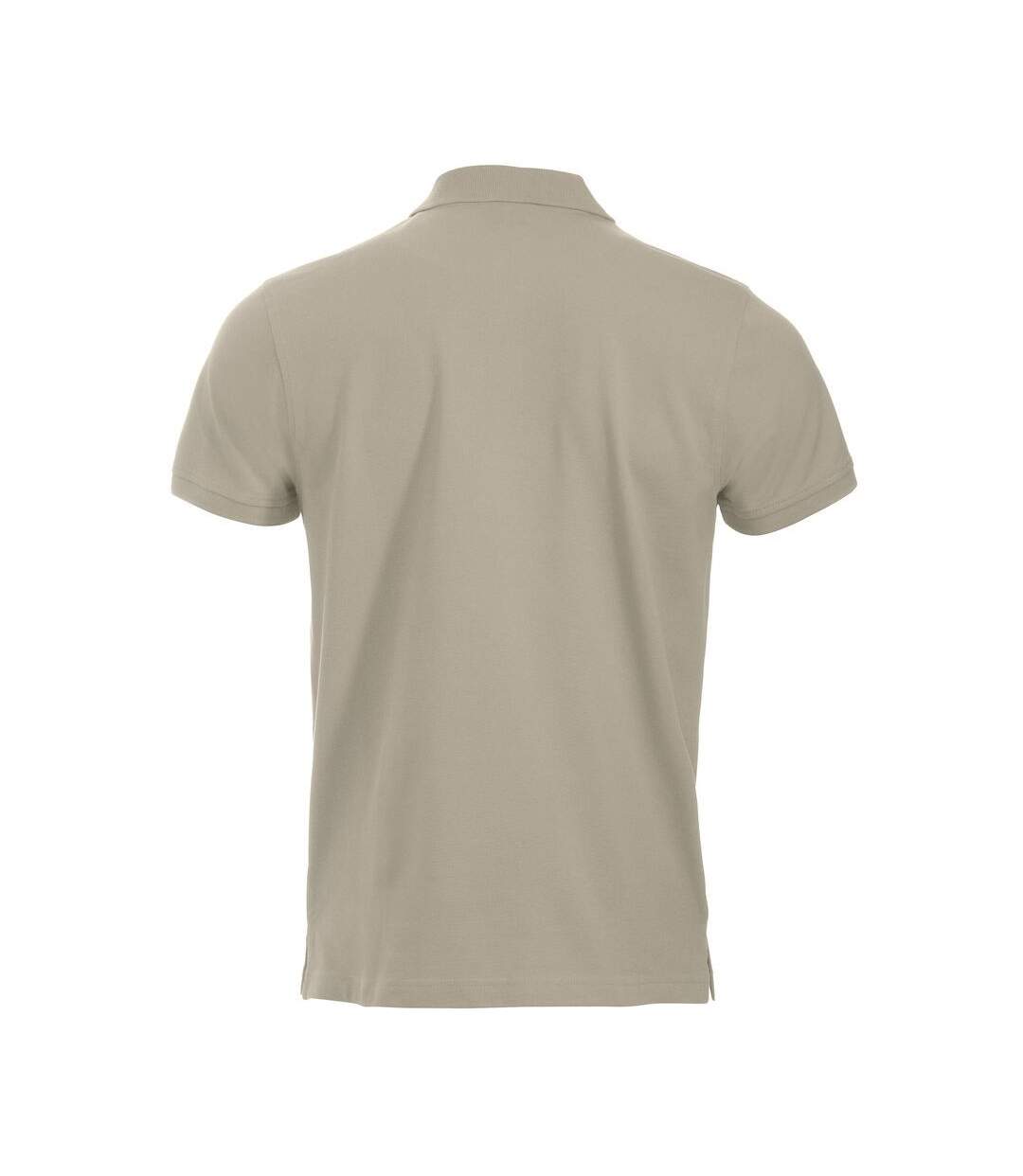 Mens Classic Lincoln Polo Shirt Light Khaki Clique-2