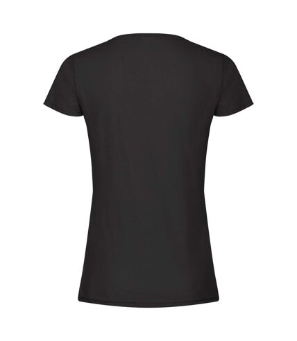 Fruit of the Loom Womens/Ladies T-Shirt (Black)