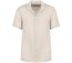 Chemise col bowling en lin - Homme - PATS509 - beige linen-1