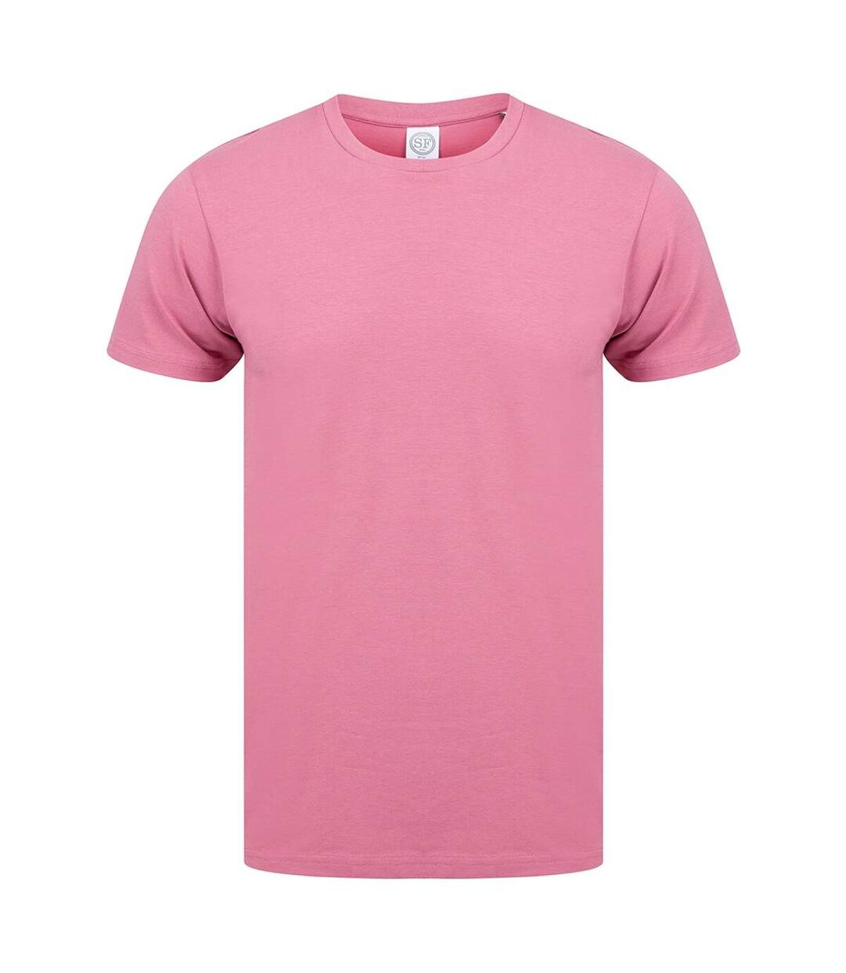 Skinni Fit Men Mens Feel Good Stretch Short Sleeve T-Shirt (Dusky Pink)