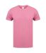 Skinni Fit Men Mens Feel Good Stretch Short Sleeve T-Shirt (Dusky Pink) - UTRW4427