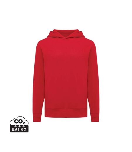 Unisex adult yengo recycled cotton side pocket hoodie peach nectar Iqoniq