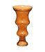 Vase Double en Verre Matali 36cm Ambre-2
