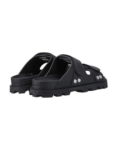 Womens/ladies Vegan Sandals Black Hunter