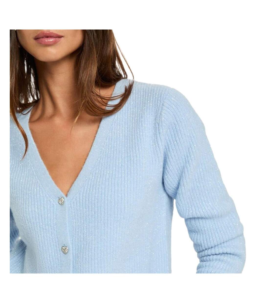 Gilet bleu femme morgan mimo-3