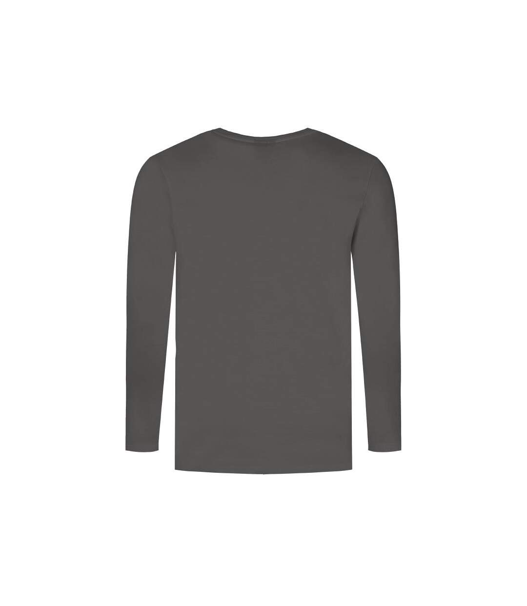 T-shirt Premium Homme Gris Acier Uni Promodoro-2