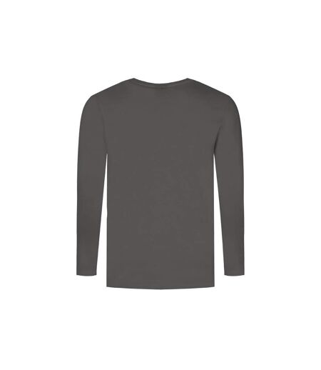 T-shirt Premium Homme Gris Acier Uni Promodoro