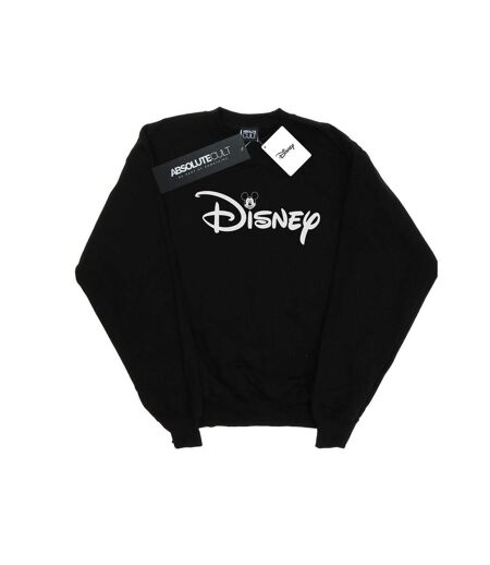 Disney Sweat-shirt Womens/Ladies Mickey Mouse Head Logo (Noir) - UTBI28205