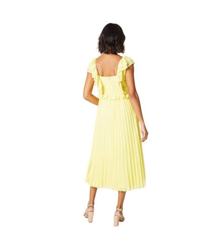 Robe mi-longue femme citron Dorothy Perkins