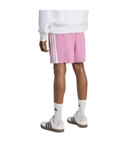Short Motif/style 3 Rayures Homme Rose Adidas