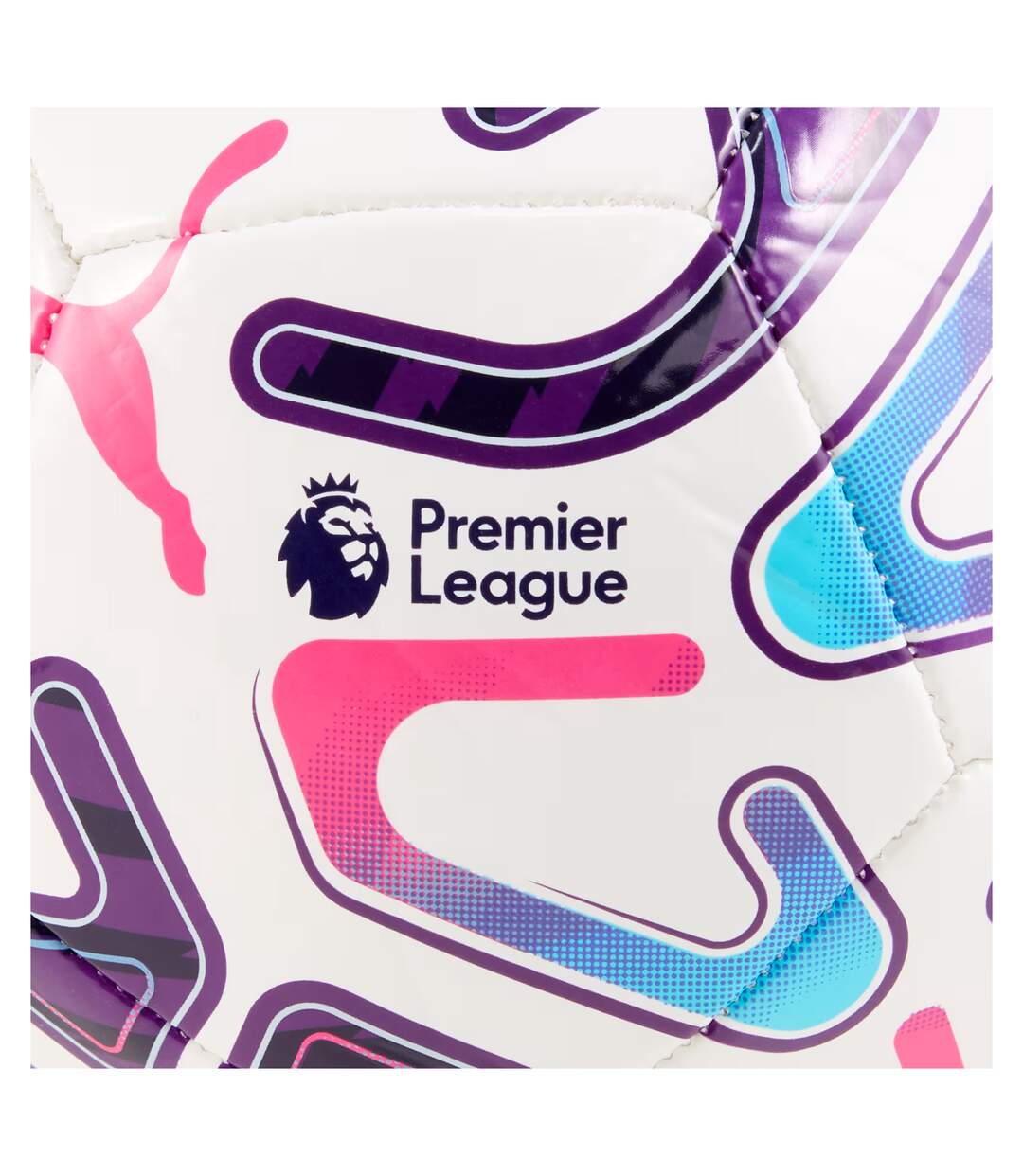 Premier League Mini Football Mini White Purple Puma-3