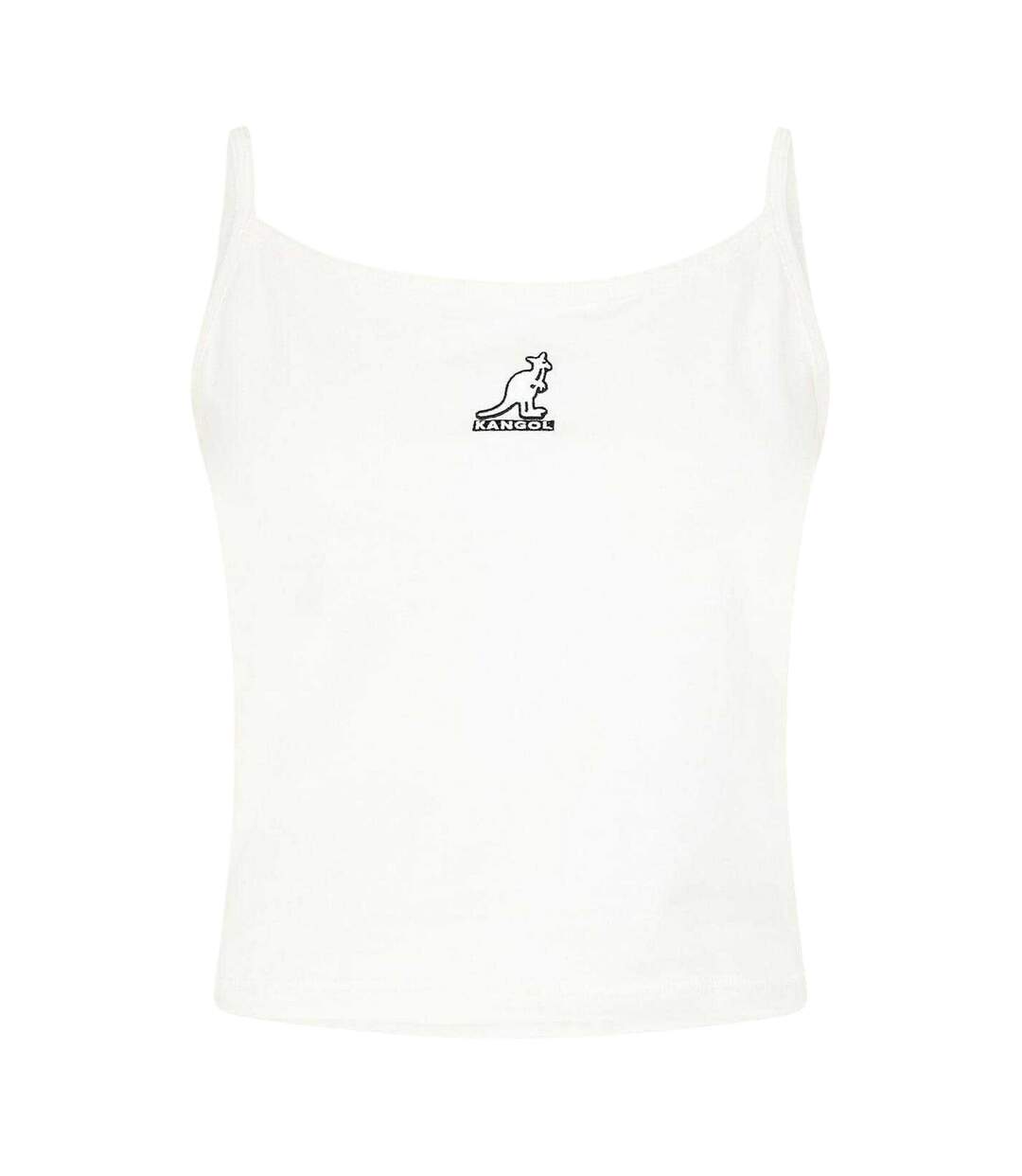 Débardeur Motif/style Logo Sur Poitrine Femme Blanc Kangol-2