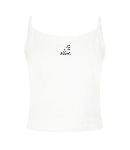 Débardeur Motif/style Logo Sur Poitrine Femme Blanc Kangol