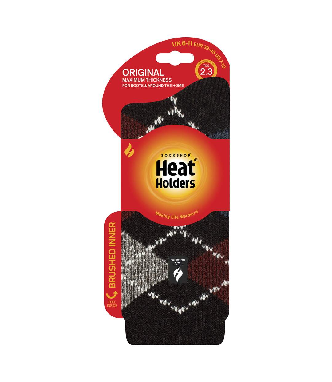 Mens Jacquard Thermal Socks for Winter-2