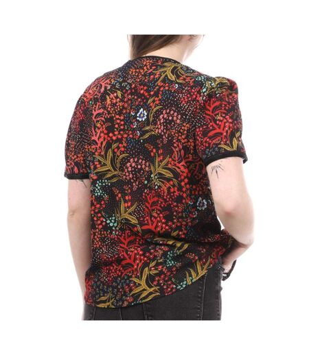 Blouse Noir à fleurs Femme Teddy Smith Cilly - M