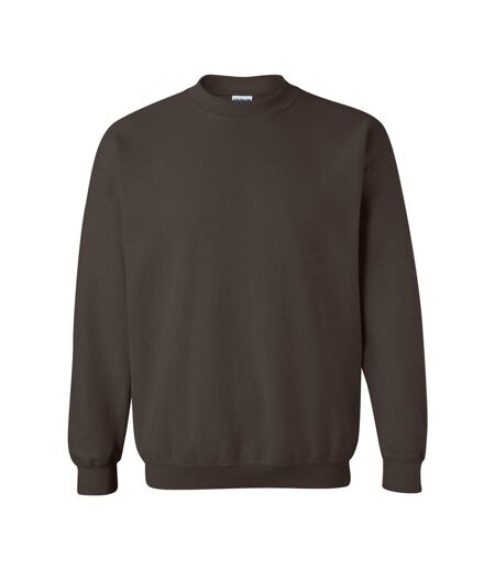 Gildan Heavy Blend Unisex Adult Crewneck Sweatshirt (Dark Chocolate) - UTBC463