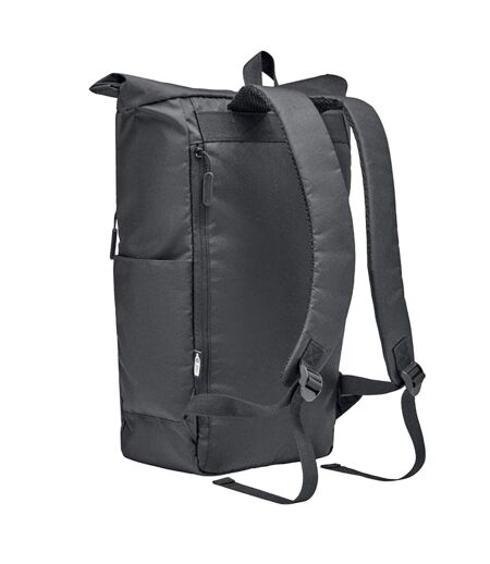 Valley roll top rpet backpack one size black MidOcean
