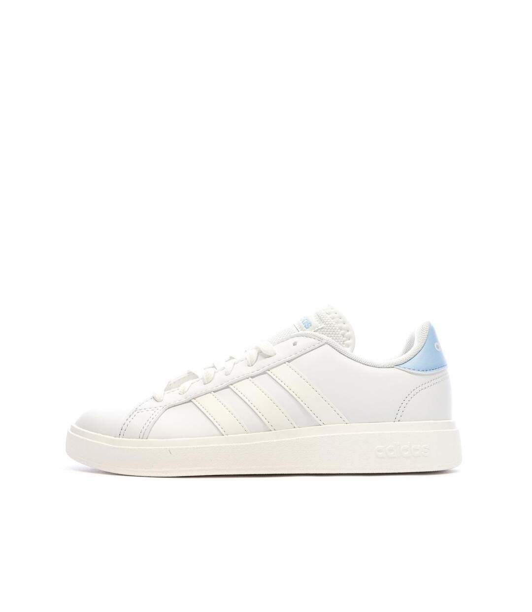 Baskets blanc femme adidas grand court base 2.0-1