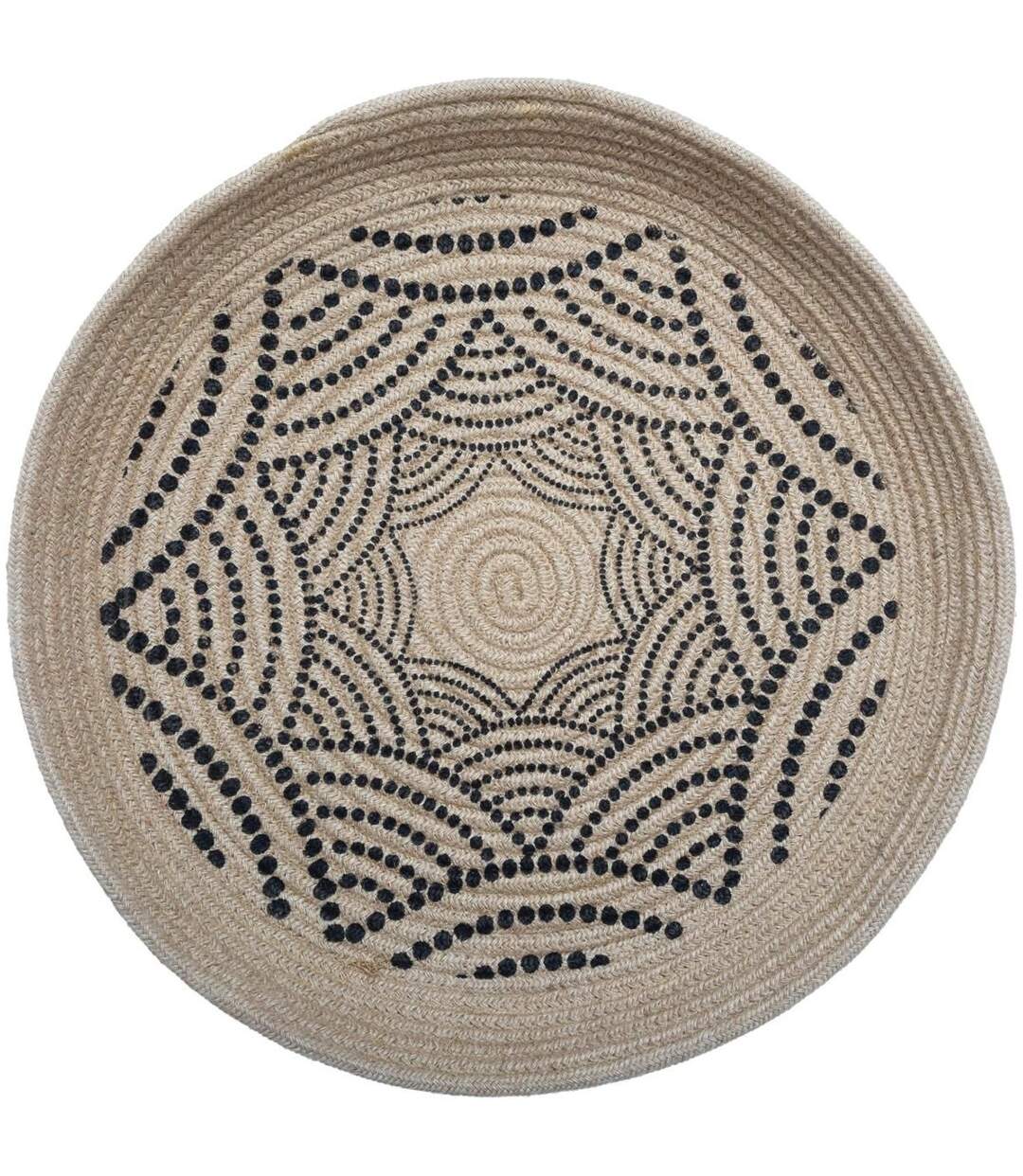 Lot de 2 Décorations Murales Jute Panier 48cm Naturel-2