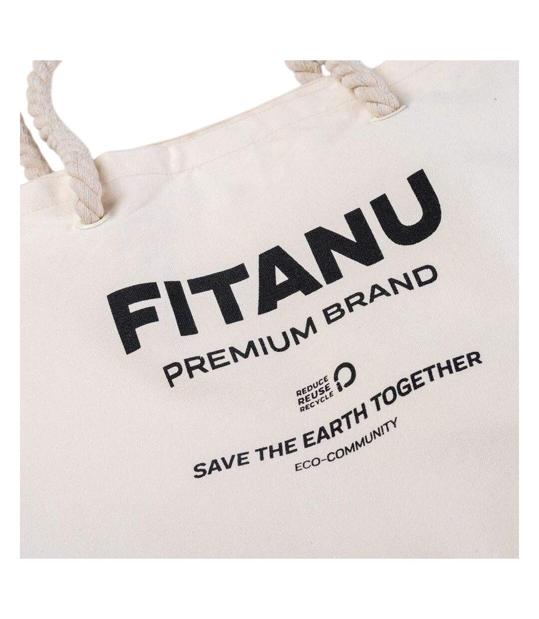 Sac De Courses Taille Unique Blanc Fitanu-3