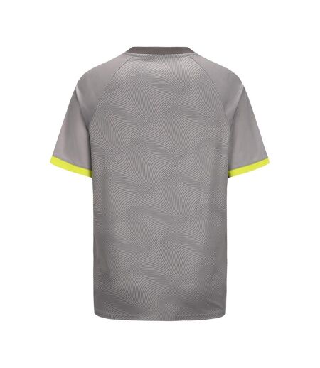 T-shirt Ballon De Foot Blaze Homme Gris Vert Sondico