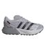 Womens/ladies Lightblaze Leather Lace Up Trainers Grey Plum Adidas-1
