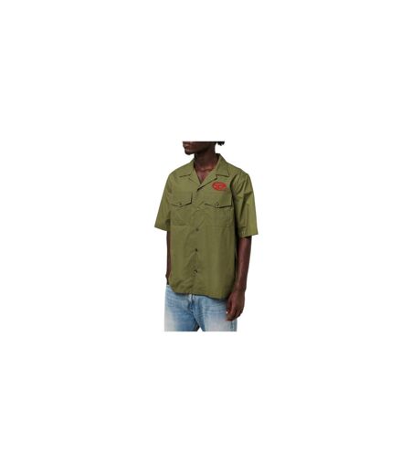 Mens Regular Short-sleeved Shirt Ivy Green Diesel