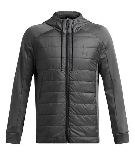Mens Raglan Hooded Jacket Grey Under Armour