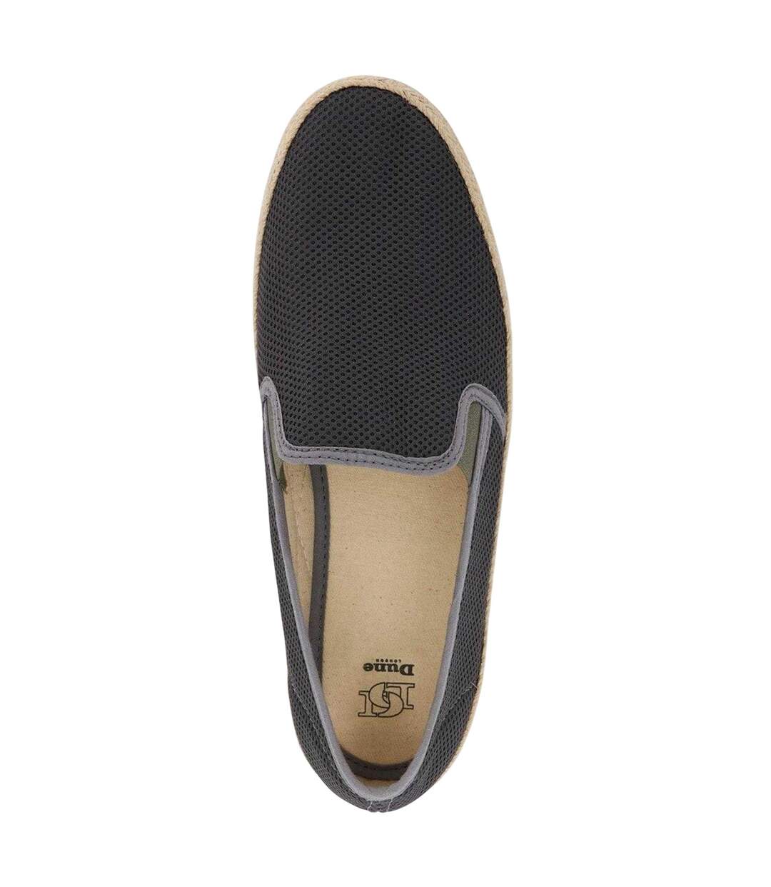 Mens Le Ferdo Textured Espadrilles Grey Dune London-4