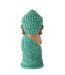 Statuette Moine Prière Toby 32cm Bleu Azur-3