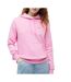 Sweat à capuche rose vif femme tommy hilfiger flag-1