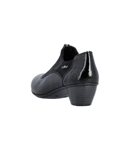Mocassin Cuir à Talon Rieker