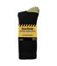3 Pairs Mens Non Slip Grip Work Socks | Breathable Durable Boot Socks with Grips-2
